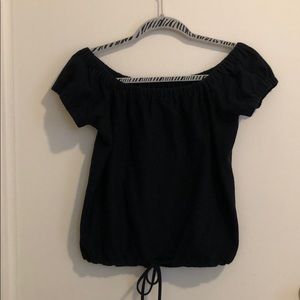 Madewell off the shoulder t shirt